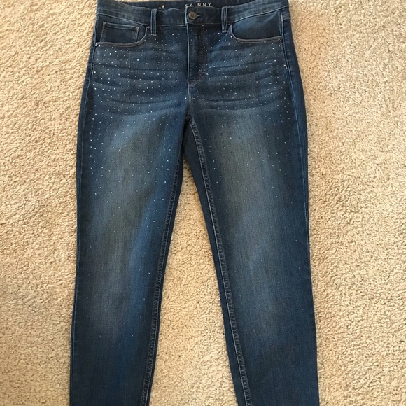 WHBM skinny ankle with bling detail - Picture 5 of 14